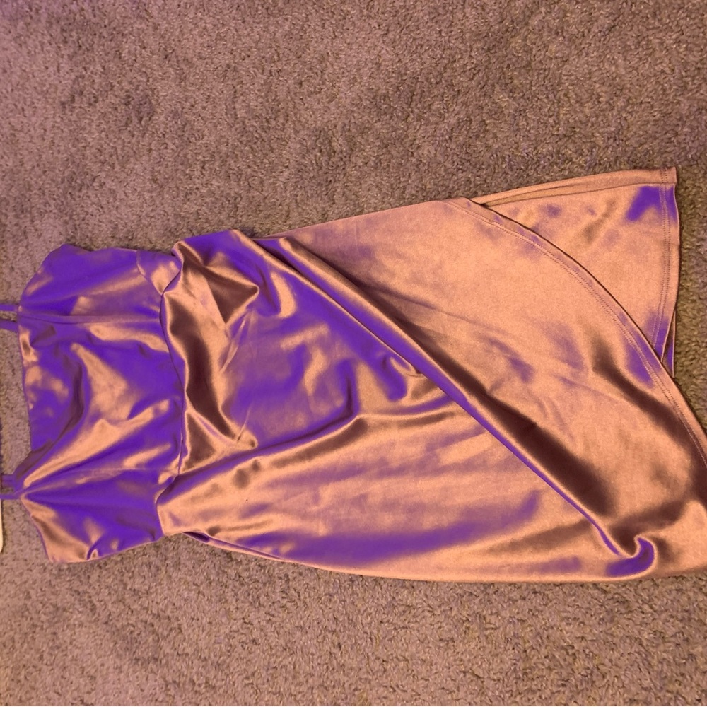 purple dress